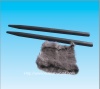 Rubber bar with fur